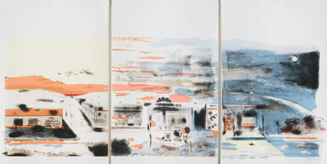 Robert Hodgins; These Sundays, triptych