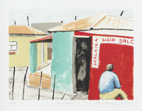 Sam Nhlengethwa; Hair Salon