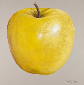 Velaphi (George) Mzimba; Yellow Apple against Stone