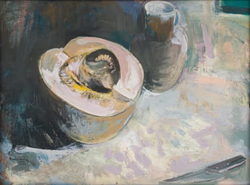 Jean Welz; Pumpkin and Knife