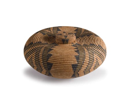Beauty Ngxongo; An ilala palm Izichumo and cover, circa 2000