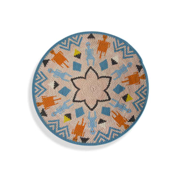 Unrecorded artist, Hluhluwe district, Zulu Peoples; A Zulu telephone wire basket, circa 2000