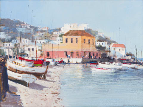 Mel Brigg; Harbour Scene
