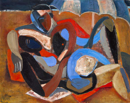 Hennie Niemann Jnr; Bathers and Brolly