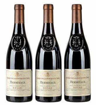 Delas Frères; Hermitage Marquise de la Tourette; 2003; 3 (1 x 3); 750ml
