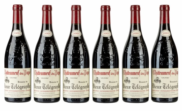 Vieux Télégraphe; Châteauneuf-du-Pape; 2005; 6 (1 x 6); 750ml