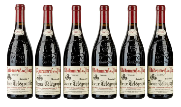 Vieux Télégraphe; Châteauneuf-du-Pape; 2007; 6 (1 x 6); 750ml