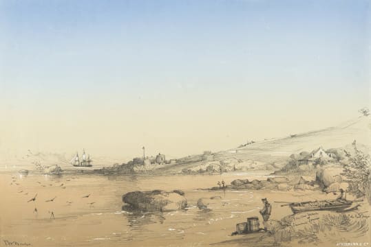 Thomas Bowler; On the Beach, Simon’s Town, Cape of Good Hope