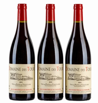 des Tours; Vaucluse Rouge; 2015; 3 (1 x 3); 750ml