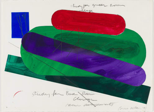 Bruce McLean; Study for Bar IX