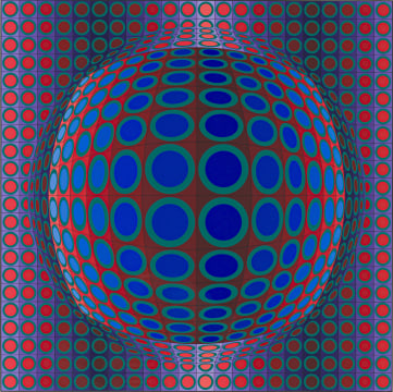 Vega Pcs I By Victor Vasarely Strauss Co   Victor Vasarely Vega Pcs S6q9xa 