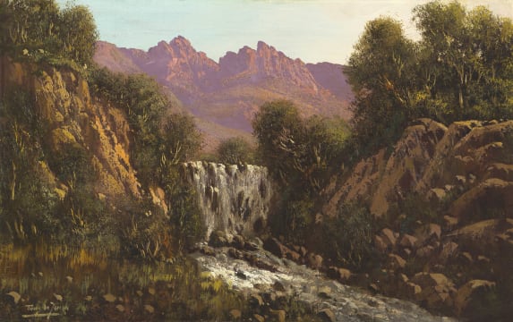 Tinus de Jongh; Waterfall
