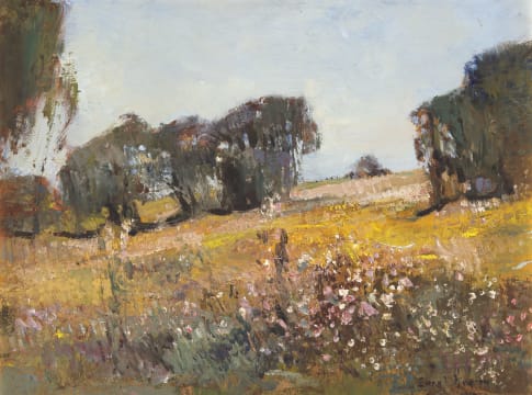 Errol Boyley; Landscape with Willow Trees