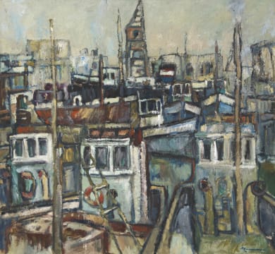 Piet Kannemeyer; The Docks, Cape Town