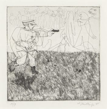 William Kentridge; Policeman/Sharpeville Soldier