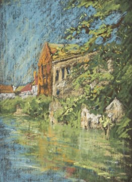 Clément Sénèque; Village on a River