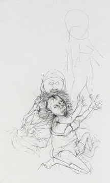Zwelidumile Geelboi Mgxaji Mslaba 'Dumile' Feni; Woman with Child