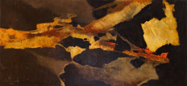 Otto Klar; Abstract in Black and Yellow
