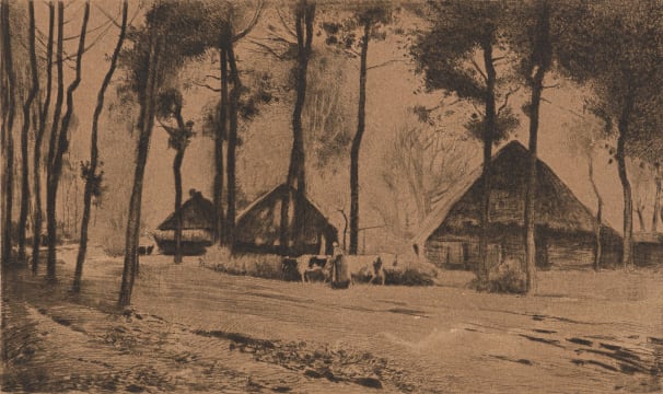 Frans Oerder; Homestead Scene