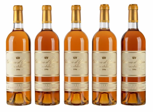 d'Yquem; Sauternes; 1996; 5 (1 x 5); 750ml