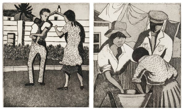 Conrad Theys; Family; Washing Day, two