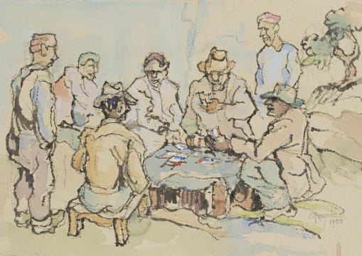 Gregoire Boonzaier; Card Players