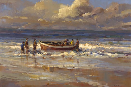 Gian-Piero Garizio; Launching the Boat