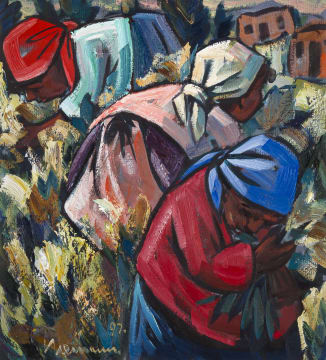 Hennie Niemann Snr; Harvesters at Work