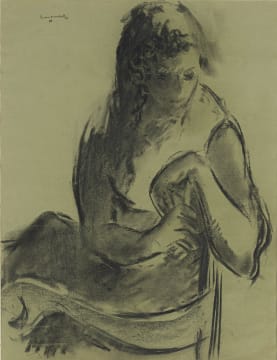 Jean Welz; Seated Woman