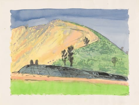 Clive van den Berg; Mountain with Trees