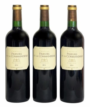Prieurs de la Commanderie; Pomerol; 2014; 3 (1 x 3); 750ml