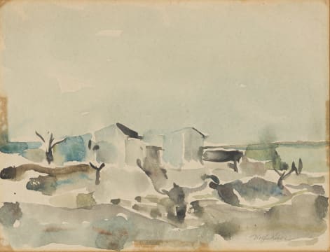 Wolf Kibel; Landscape with Houses