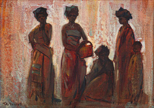Titta Fasciotti; Four Women and a Child