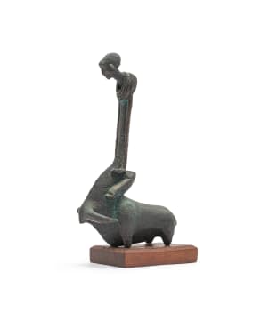 Speelman Mahlangu; Man Riding Bull