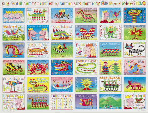 Norman Catherine; Fook Island Stamps