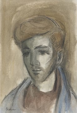 Carl Büchner; Portrait of a Young Man