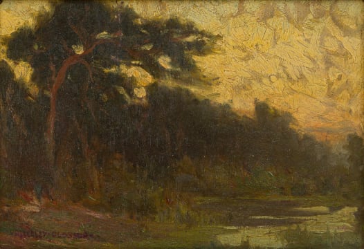 Allerley Glossop; Trees Along Riverbank