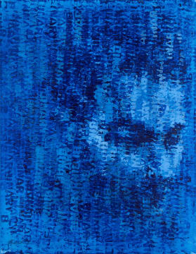 Claude Chandler; Blue Abstract