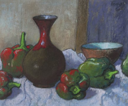 Conrad Theys; Still Life with Peppers
