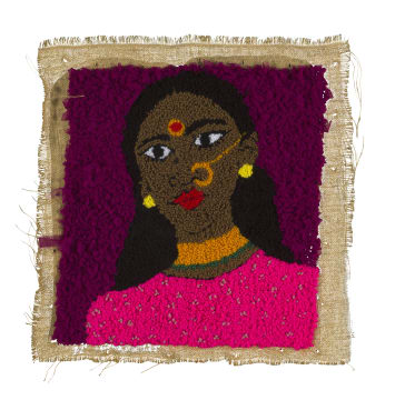 Talia Ramkilawan; Untitled (Woman in Pink)