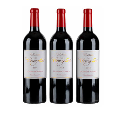 Les Cruzelles; Lalande-de-Pomerol; 2014; 3 (1 x 3); 750ml