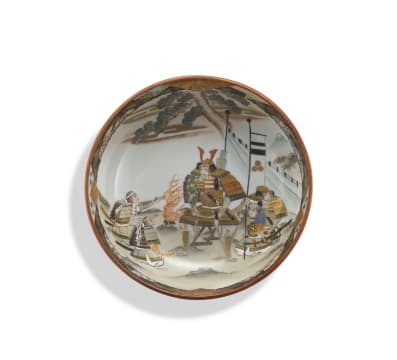 A Japanese Kutani bowl, Meiji Period (1868-1912)