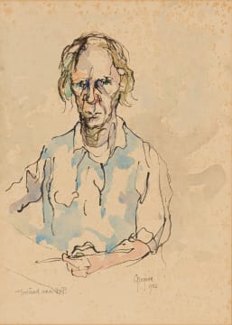 Gregoire Boonzaier; Self Portrait