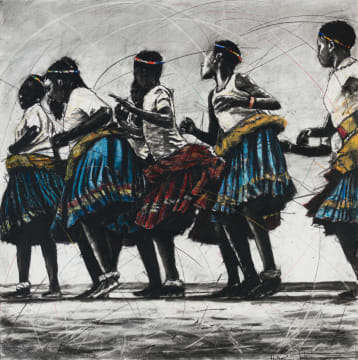 Phillemon Hlungwani; Dancing Girls