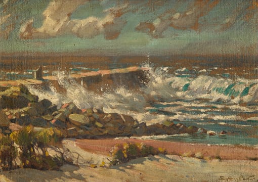 Sydney Carter; Turbulent Waves on the Shore