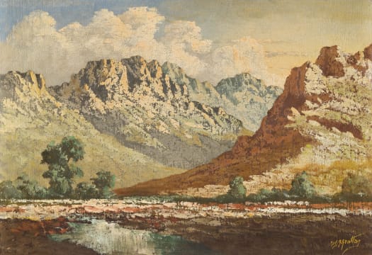 Reginald A. Grattan; Mountain Landscape