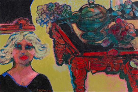 Jan Neethling; Girl and Floating Table