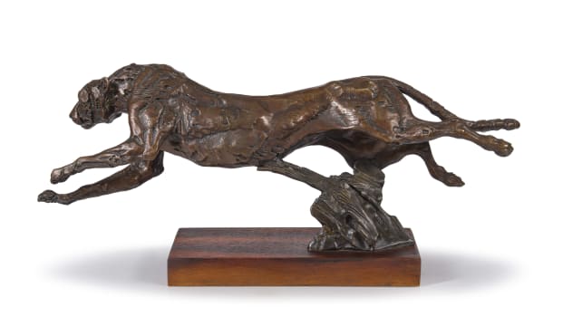 Arend Eloff; Leaping Cheetah