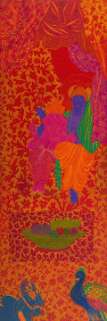 Andrew Verster; Untitled (Figures, Textiles and Deities)