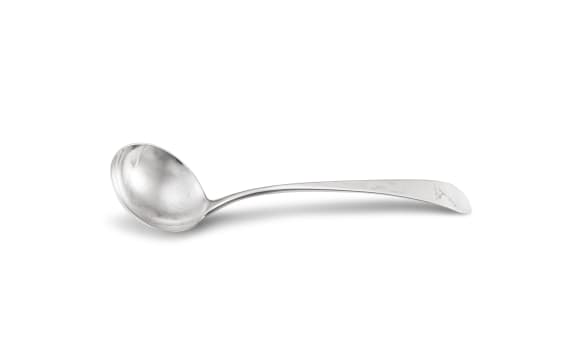 A Cape silver sauce ladle, Johannes Combrink, early 19th century